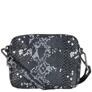 Cowboysbag Crossbody Schoudertas Bag Bobbie X Bobbie Bodt Snake Black and White