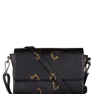 Cowboysbag Schoudertas Bag Topaz X Bobbie Bodt Snake Black and Gold