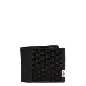 Tumi Alpha SLG Global Double Billfold black chrome Heren portemonnee