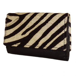 Bear Design Compacte Portemonnee met Vachtje Zebra