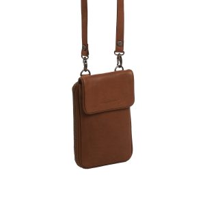 Chesterfield Leren Telefoontasje Anderson Cognac