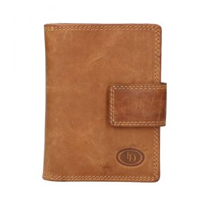 Leather Design Ritsportemonnee RFID Hunter Bruin