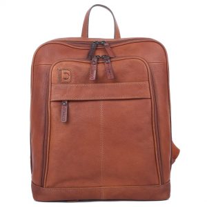 Genicci Kite Leren Rugzak Cognac