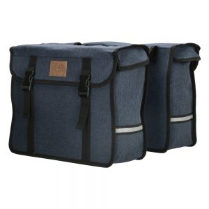 Dutch Cycle Bags Fietstas Classic Dubbel Blauw