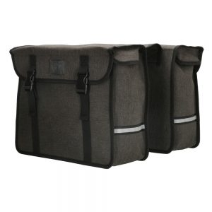 Dutch Cycle Bags Fietstas Classic Dubbel Grijs