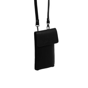 Chesterfield leren telefoontasje Andrea zwart