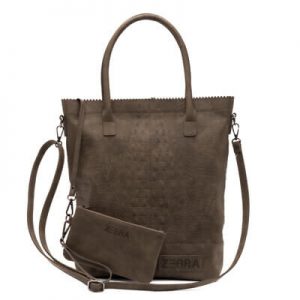Zebra Trends Shopper met Etui Natural Bag Kartel XL Croco Army