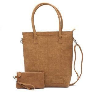 Zebra Trends Shopper met Etui Natural Bag Kartel XL Croco Camel