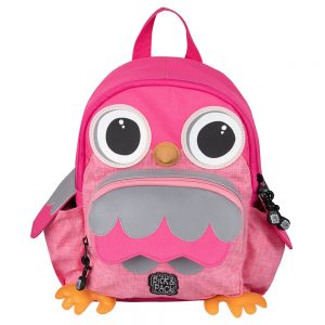 Pick & Pack Rugzak Owl Shape Pink melange