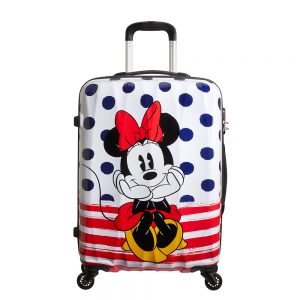 American Tourister Disney Legends Spinner 65 Minnie Blue Dots