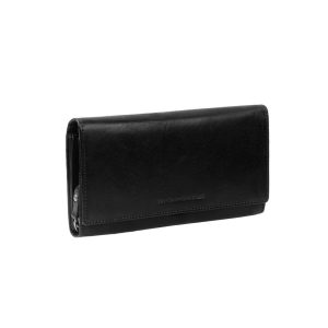 Chesterfield Leren dames portemonnee Hampton Zwart