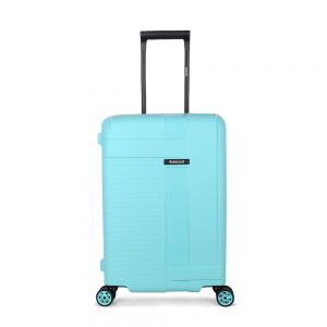 Decent Transit Trolley Koffer 55 Lichtblauw