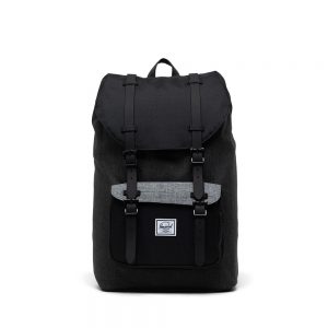 Herschel Little America Mid Volume Black Crosshatch Black Raven Crosshatch