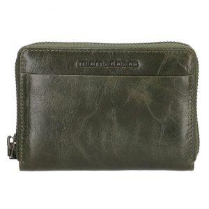 Micmacbags Portemonnee Porto Donker Groen