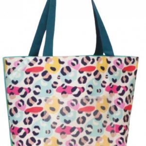 strandtas 38 x 40 cm polyester blauw