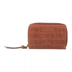 Burkely Croco Cassy Wallet S Portemonnee RFID Cognac
