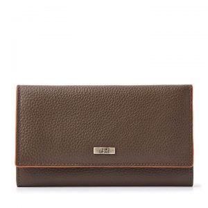 dR Amsterdam Overslag Portemonnee Mint RFID Teak