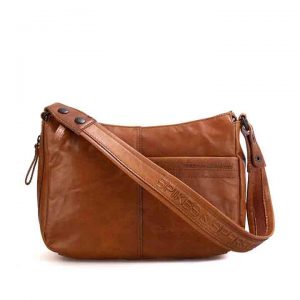Spikes & Sparrow Crossbody Schoudertas Brandy