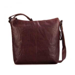 Spikes & Sparrow Crossbody Schoudertas Donker Bruin