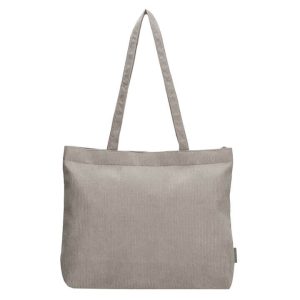 Beagles Corduroy Ribstof Handtas/Schoudertas Navarra Grijs