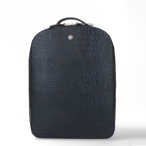 FMME Claire Laptop Rugtas 13.3" Croco Black