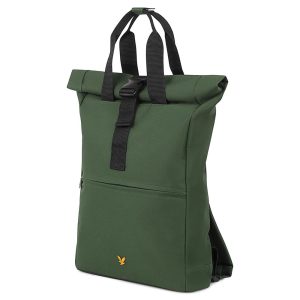Lyle & Scott Roll Top Backpack Jade Green