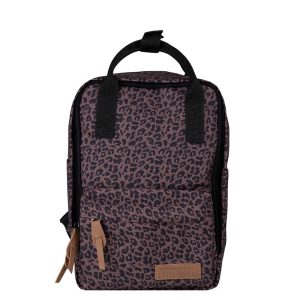 Little Indians Kids Leo Backpack Leopard Brown