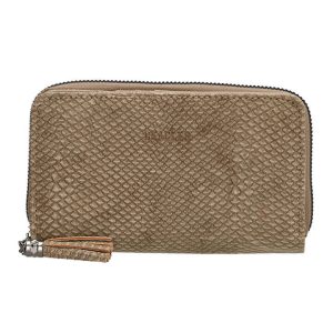 Beagles Portemonnee / Clutch Camarinas Donker Taupe