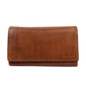 Bear Design Portemonnee met Overslag L Sweety Cognac