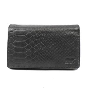 Bear Design Portemonnee met Overslag Sweety Python Zwart