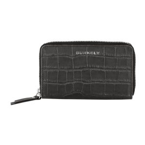 Burkely Croco Caia Wallet M Portemonnee RFID Zwart