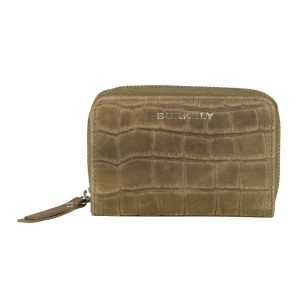 Burkely Croco Caia Wallet S Portemonnee RFID Groen
