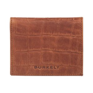 Burkely Croco Cassy Card Wallet Portemonnee RFID Cognac