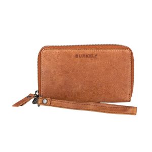 Burkely Just Jackie Wallet M Wristlet Portemonnee RFID Cognac