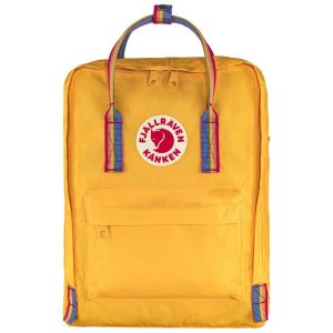 Fjällräven Kanken Rainbow Rugzak Warm Yellow – Rainbow Pattern