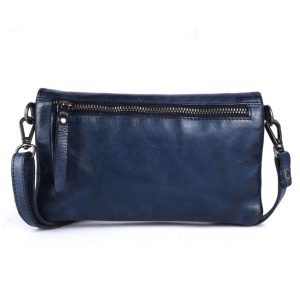 Genicci Schoudertasje / Portemonnee Cher Navy Blauw