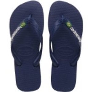 Havaianas Slippers Kids Flipflops Brasil Logo Blauw