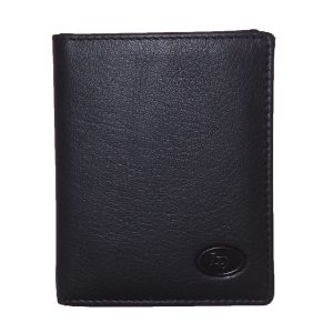 Leather Design Pasjeshouder / Portemonnee 1119 Zwart