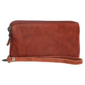 Old West Portemonnee / Clutch Paint Rock Cognac