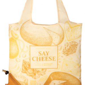 shopper Say Cheese dames 22 liter polyester geel