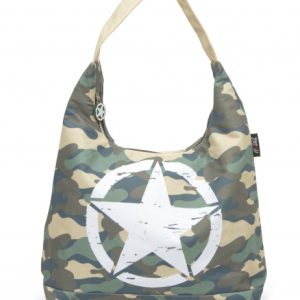 strandtas Military 52 x 17 cm canvas legergroen