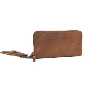 Bag2Bag Zip Around Portemonnee Mirable Cognac