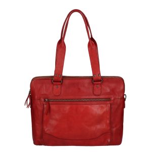 Bear Design Cow Lavato Laptopschoudertas rood III