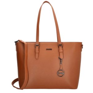 Charm London Birmingham Shopper 15.6 inch cognac