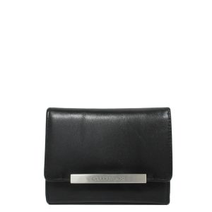 Claudio Ferrici Tri-Fold Portemonnee Black