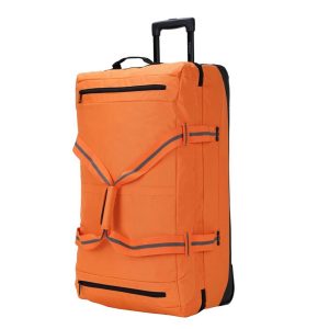 Decent Sport-Line Dubbeldekker Wieltas oranje/grijs Trolley Reistas