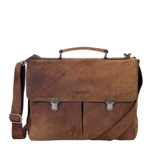 DSTRCT Wall Street Workingbag 15" brown2