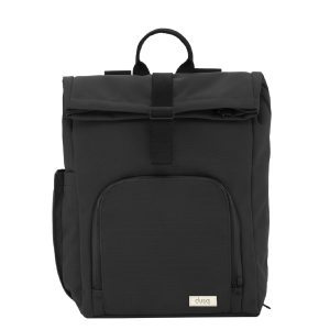 Dusq Vegan Bag Canvas night black backpack