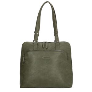 Enrico Benetti Caen Laptoptas/Business Tas 13'' olijfgroen