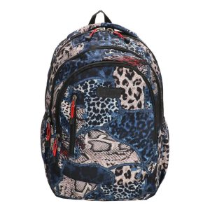Enrico Benetti Capetown Rugtas 15'' dierenprint backpack